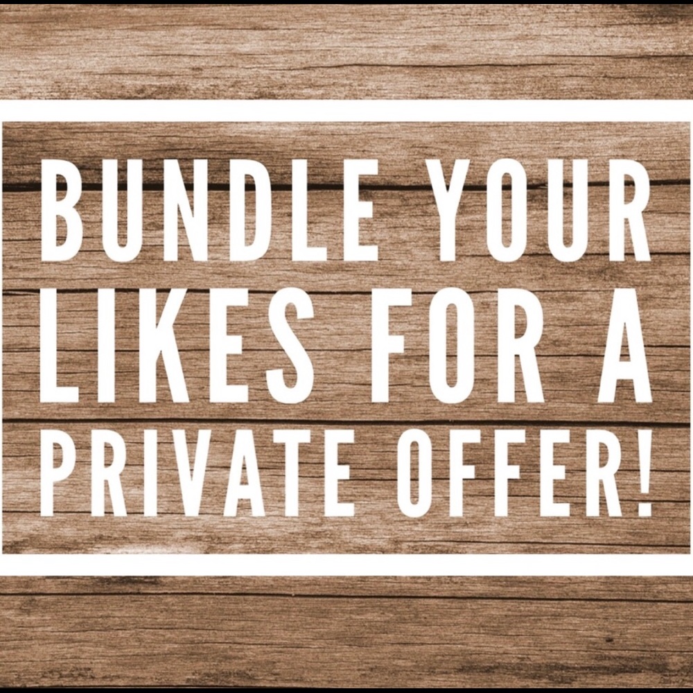 BUNDLE TO SAVE!!!